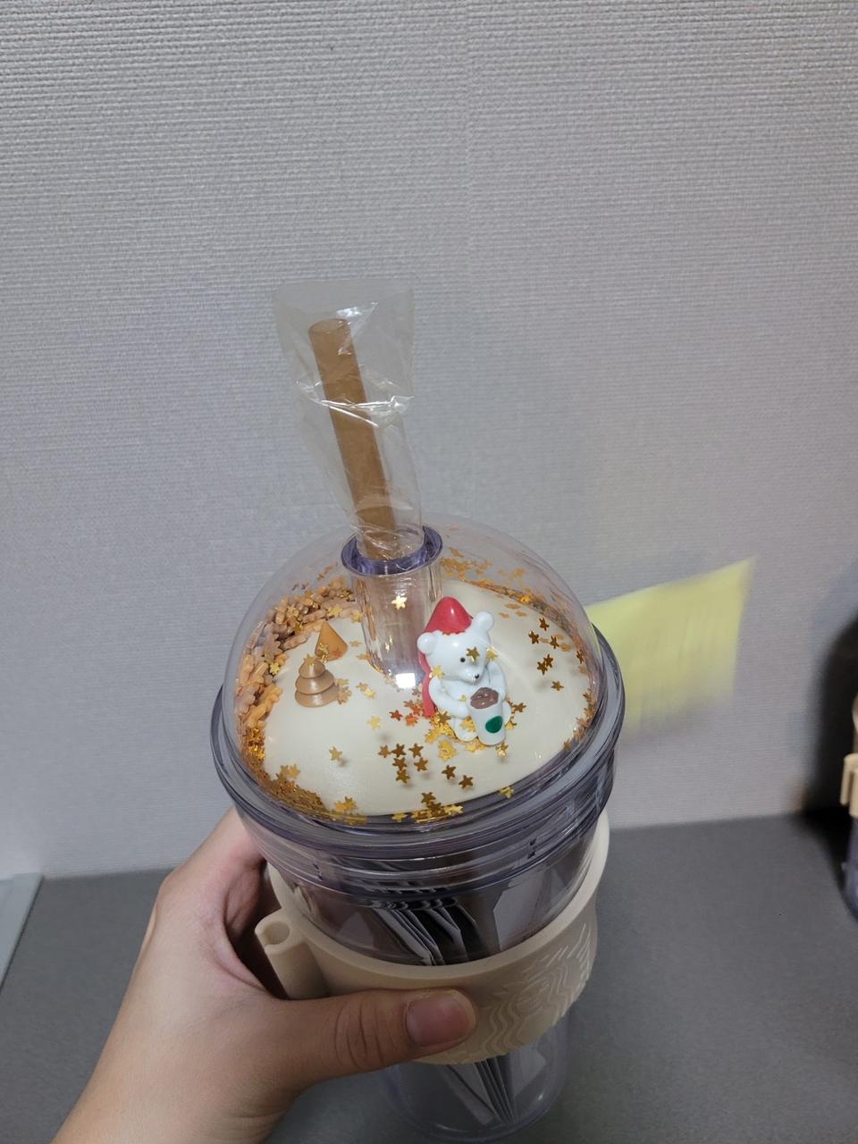 스타벅스 커피 빌리지 피규어 콜드컵