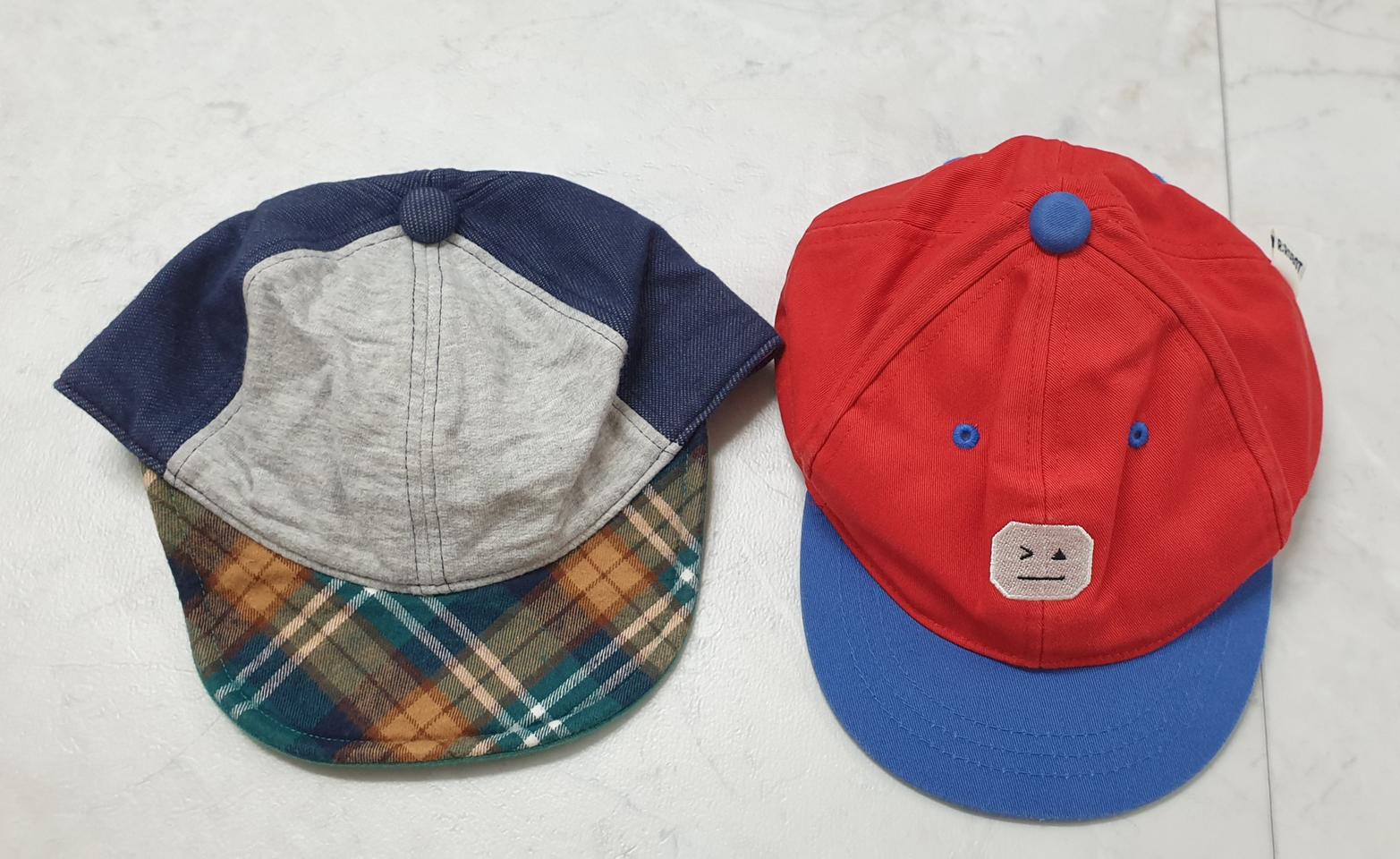 아동모자 52cm 총2개