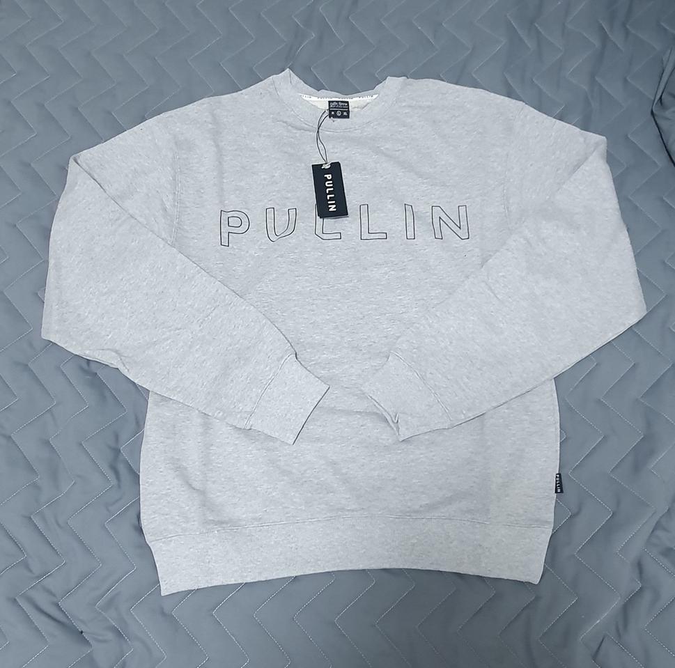 (새상품)풀인 그레이 컬러 맨투맨 쭈리면 남녀공용