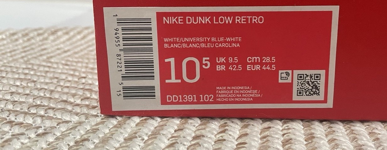 유니버시티 블루 덩크 285