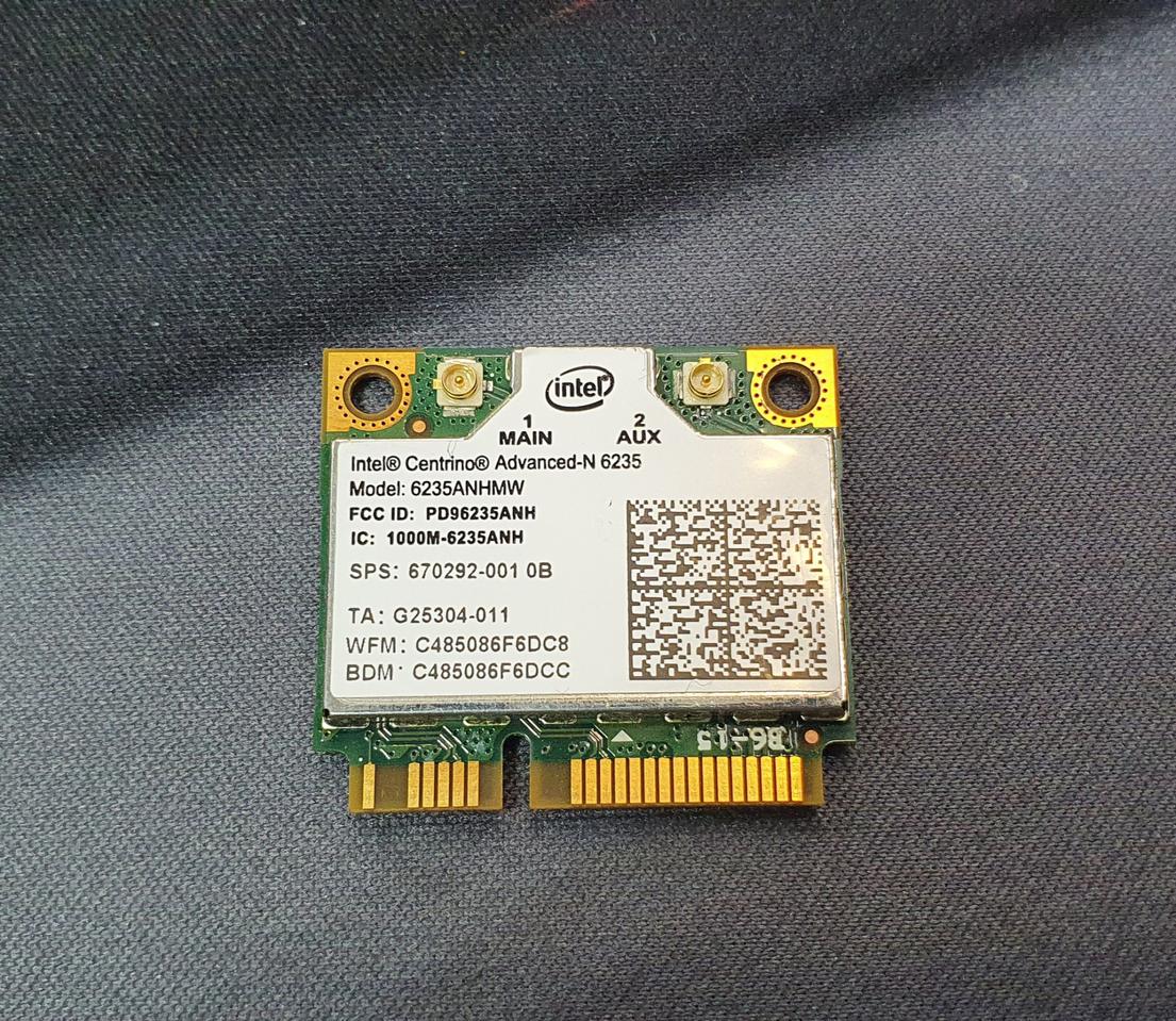 Intel N 6235 Wi-Fi/Bluetooth 무선랜카드