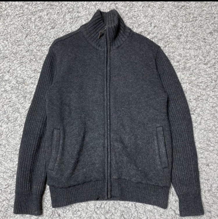 so.wool 울캐시미어 니트 집업 점퍼