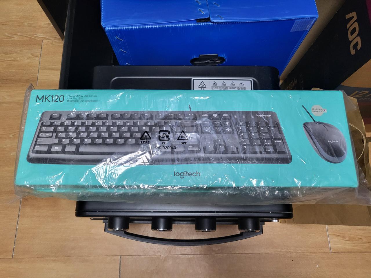 <정품> 로지텍mk120 정식수입제품 (병행x) 미개봉 새상품