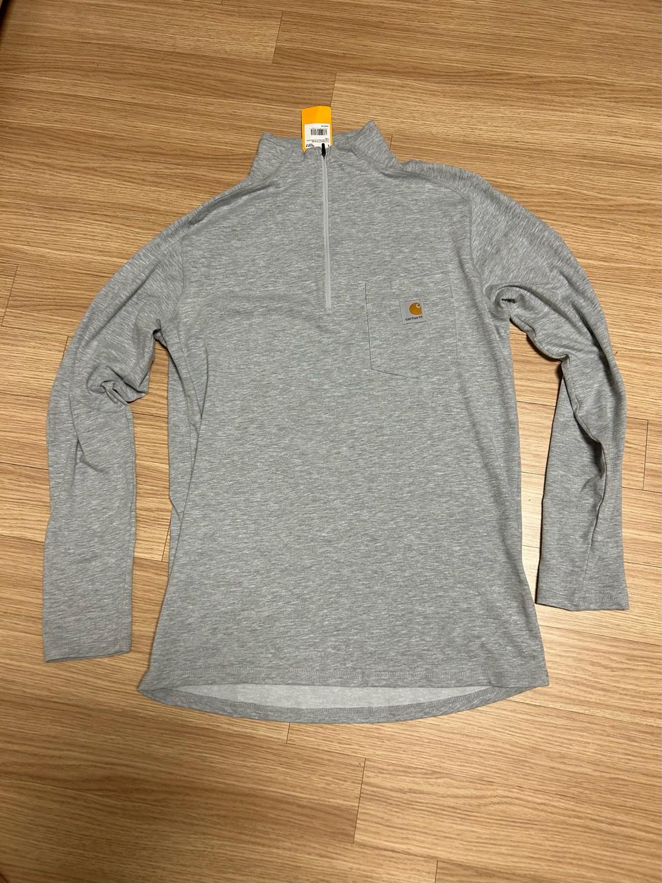 칼하트 하프집업 티셔츠 새상품 판매합니다 사이즈 95