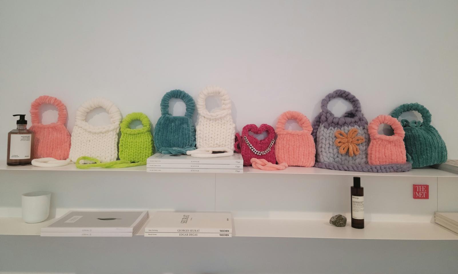 미니 숄더 크로스백 핸드메이드