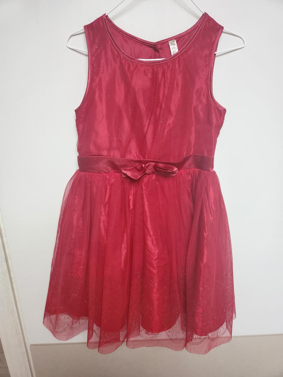 빨간색 드레스 사이즈6세~7세사이즈