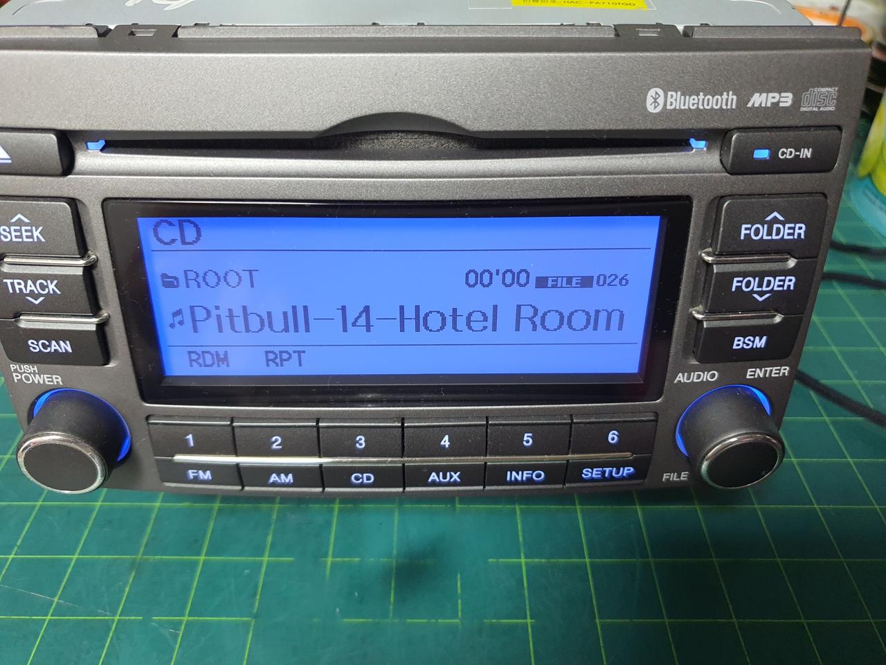 그랜져TG 블루투스 1CD 자출 순정오디오팝니다.