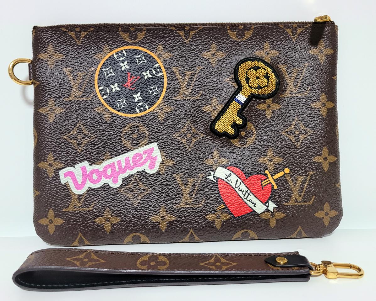 [중고A급] 루이비통 패치워크 시티클러치 (2018한정판)