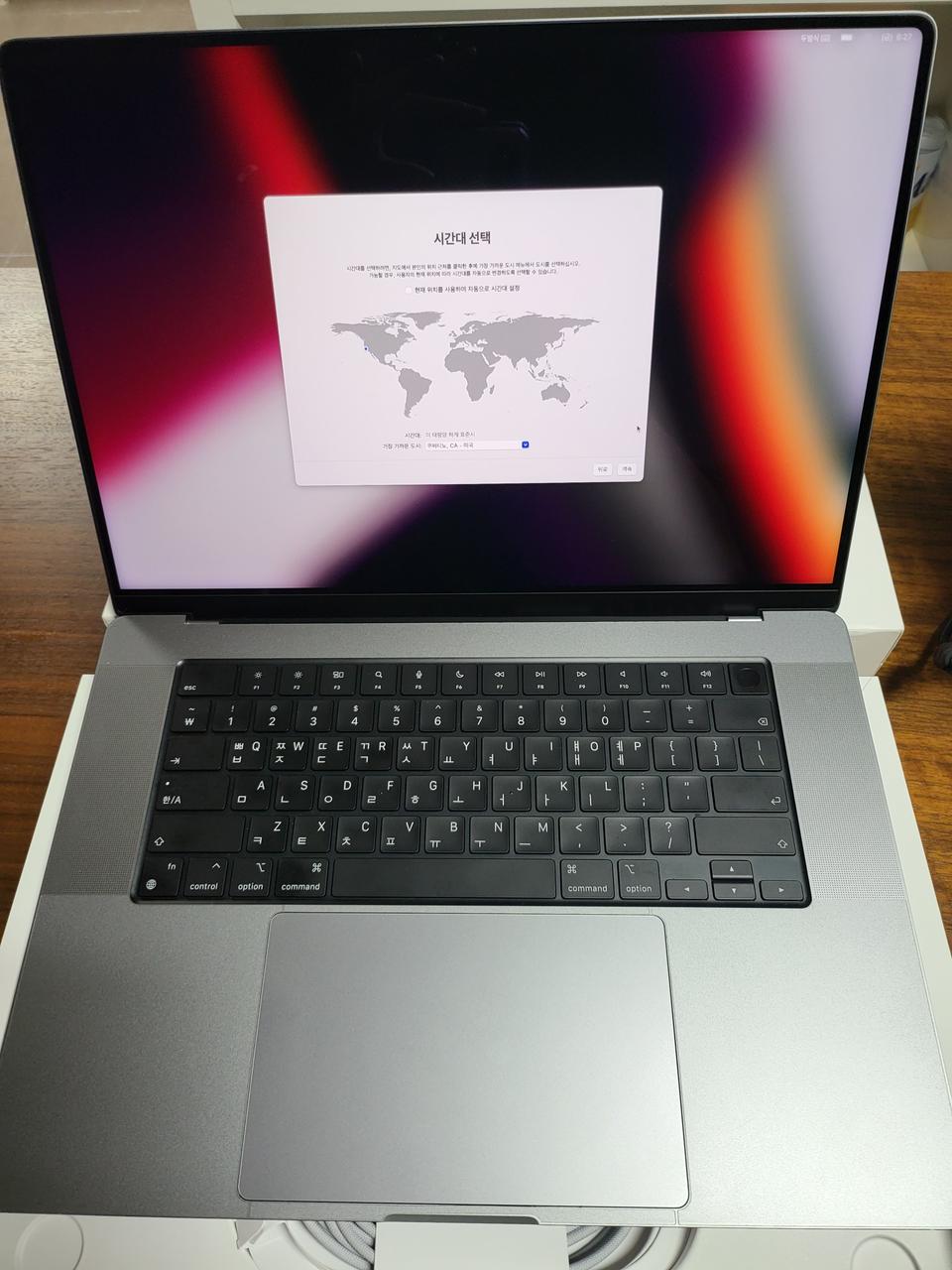 맥북프로 M1 Pro 16인치 16GB 512GB 풀박스 스페이스그레이