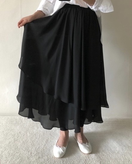 꺌랑 쉬폰치랭 M 치마레깅스