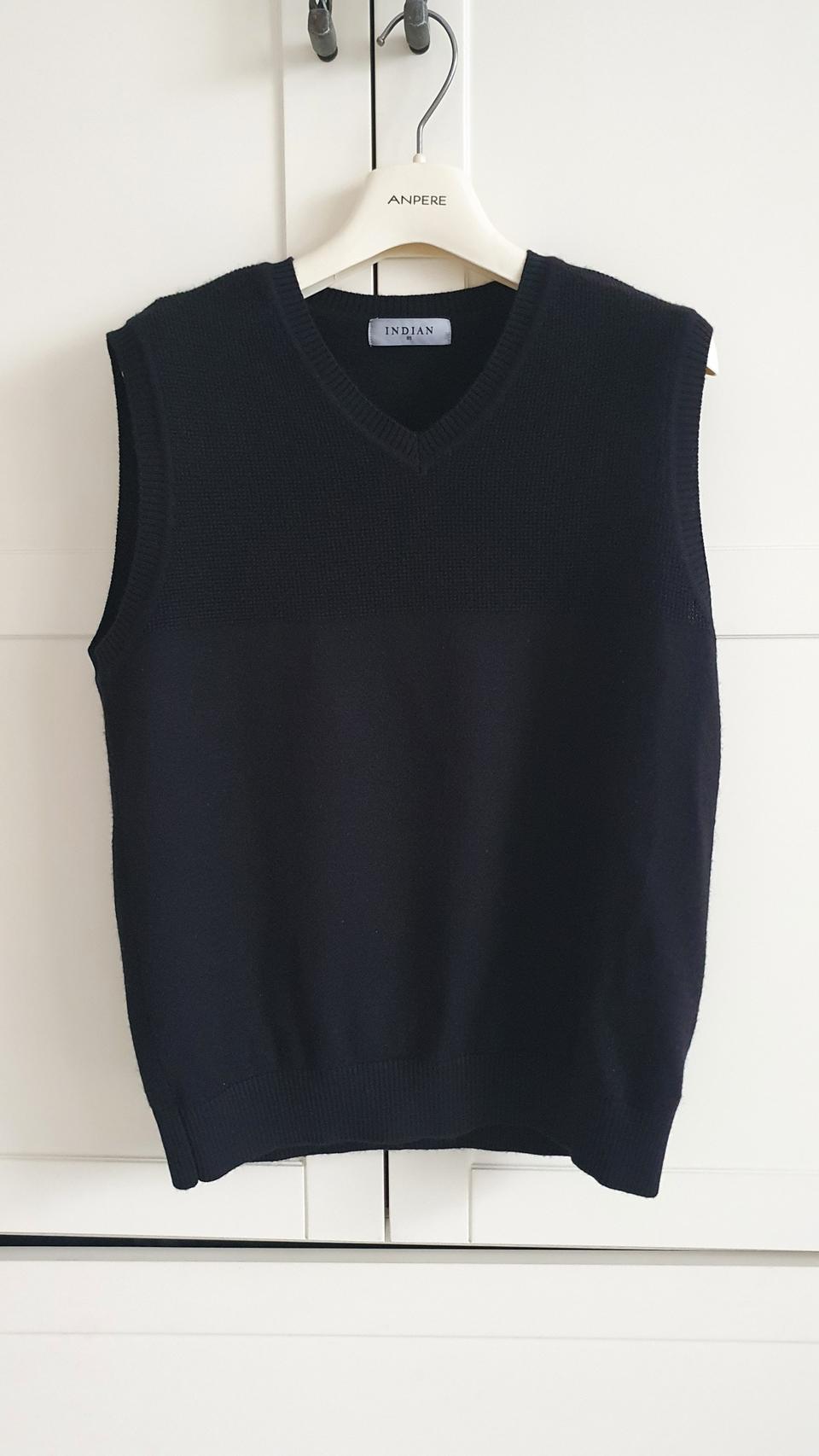 인디안 와이셔츠 니트 조끼95