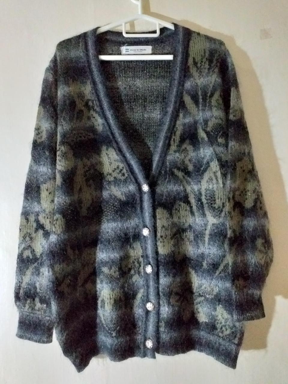 울 80% 여성 오버핏 가디건