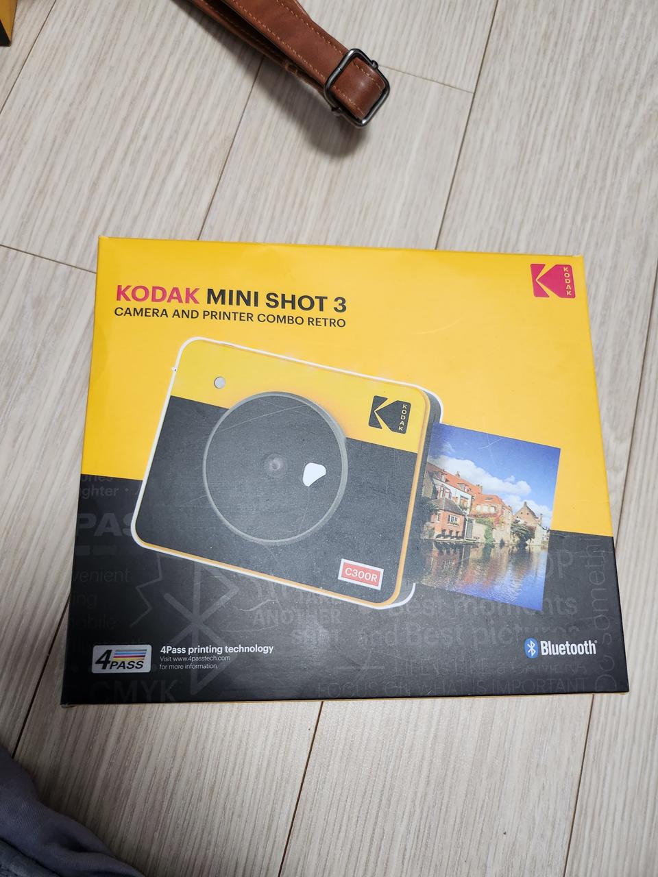 코닥 미니샷3 레트로 + 카트리지 2박스(60매) + 가죽케이스