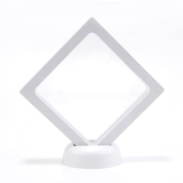 새 흰색 양면 9X9  기념품 전시대 진열대 보관 소품 고급