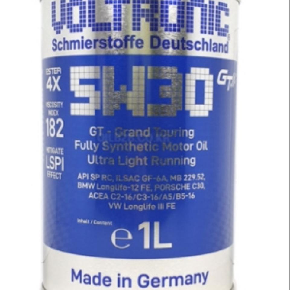 볼트로닉 5W30 GT 100% 합성엔진오일