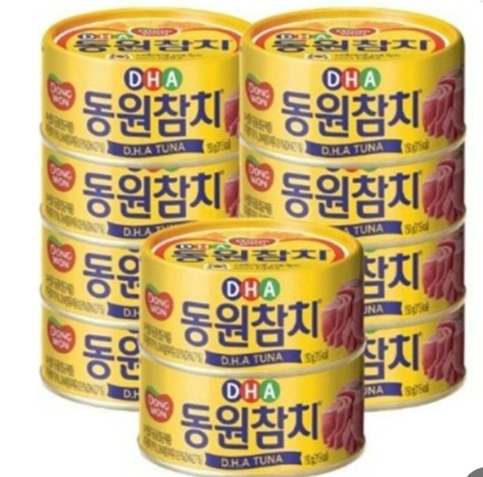 100gx10개 (무료배송) 동원참치 DHA 참치의 기준 동원참치