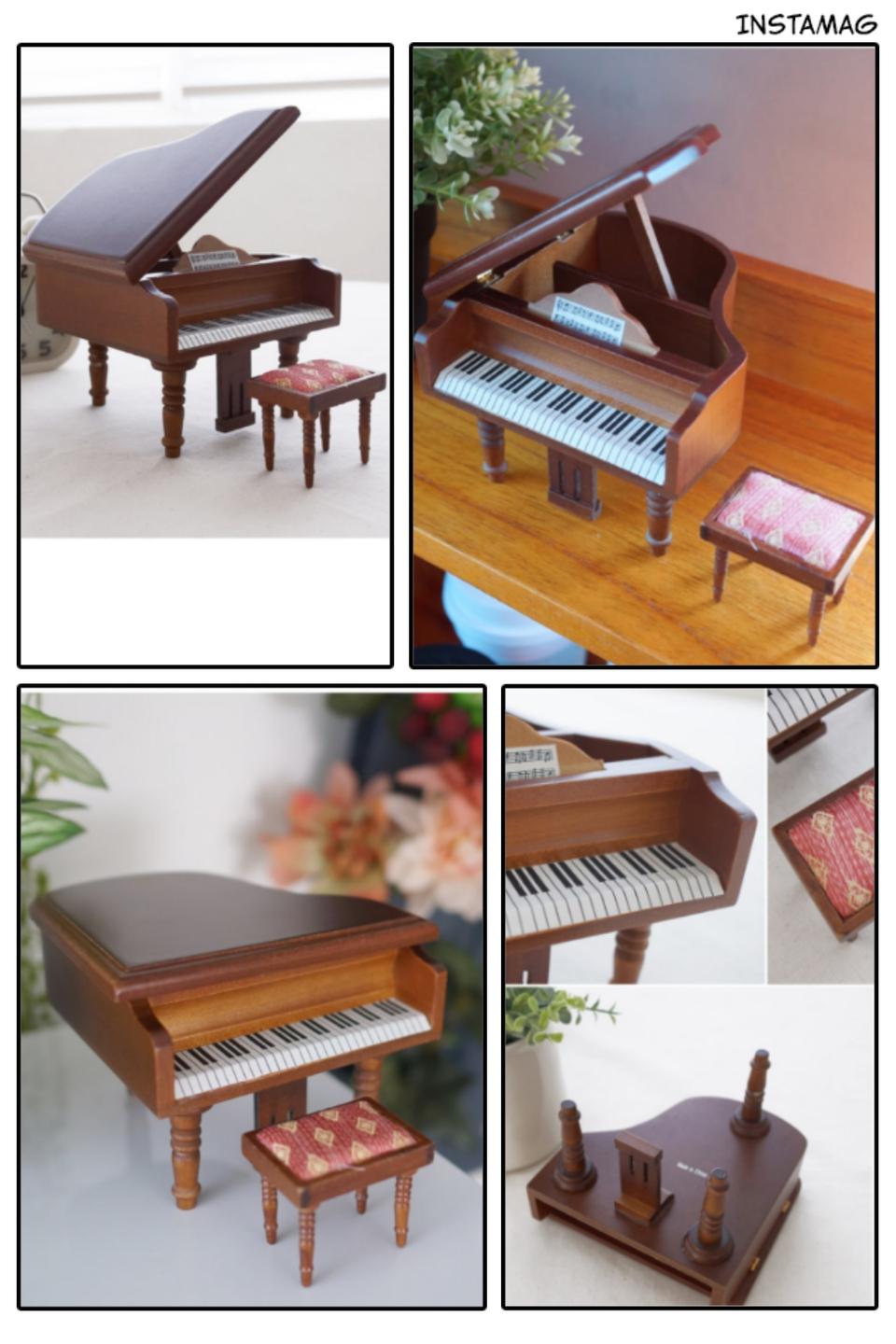 엔틱 피아노 미니어처