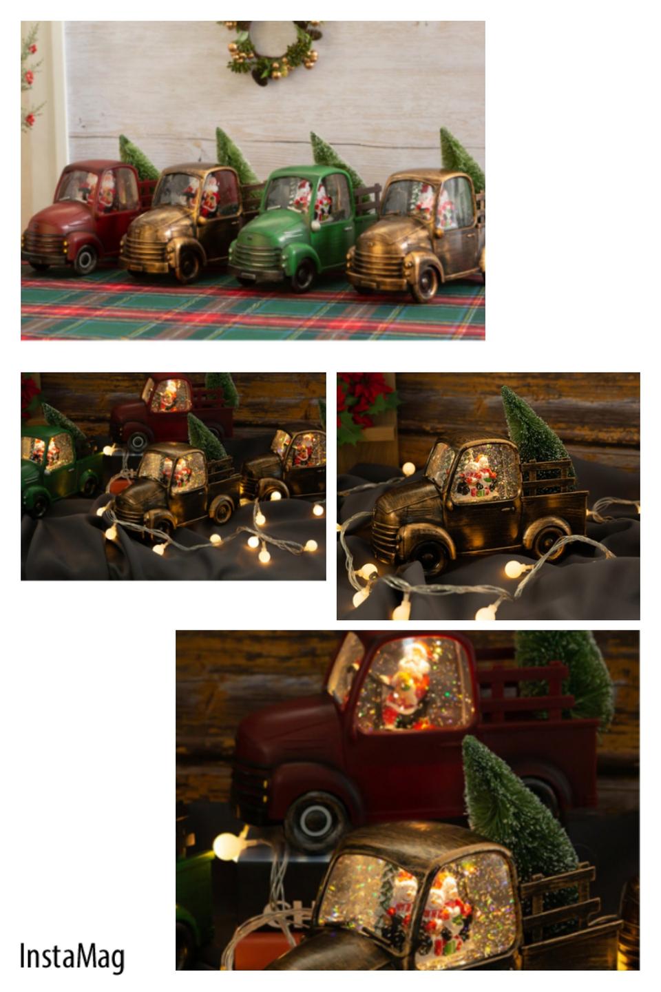 크리스마스 트럭 워터볼 오르골