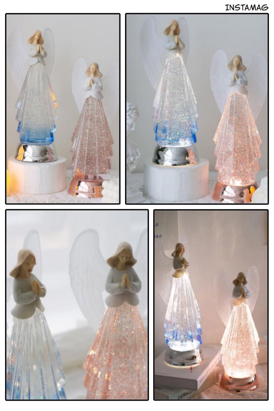 투명천사 LED워터볼 오르골