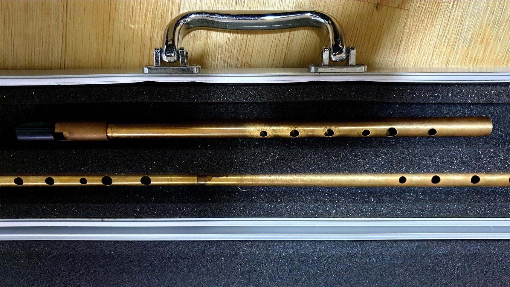 틴휘슬(황동)+케이스