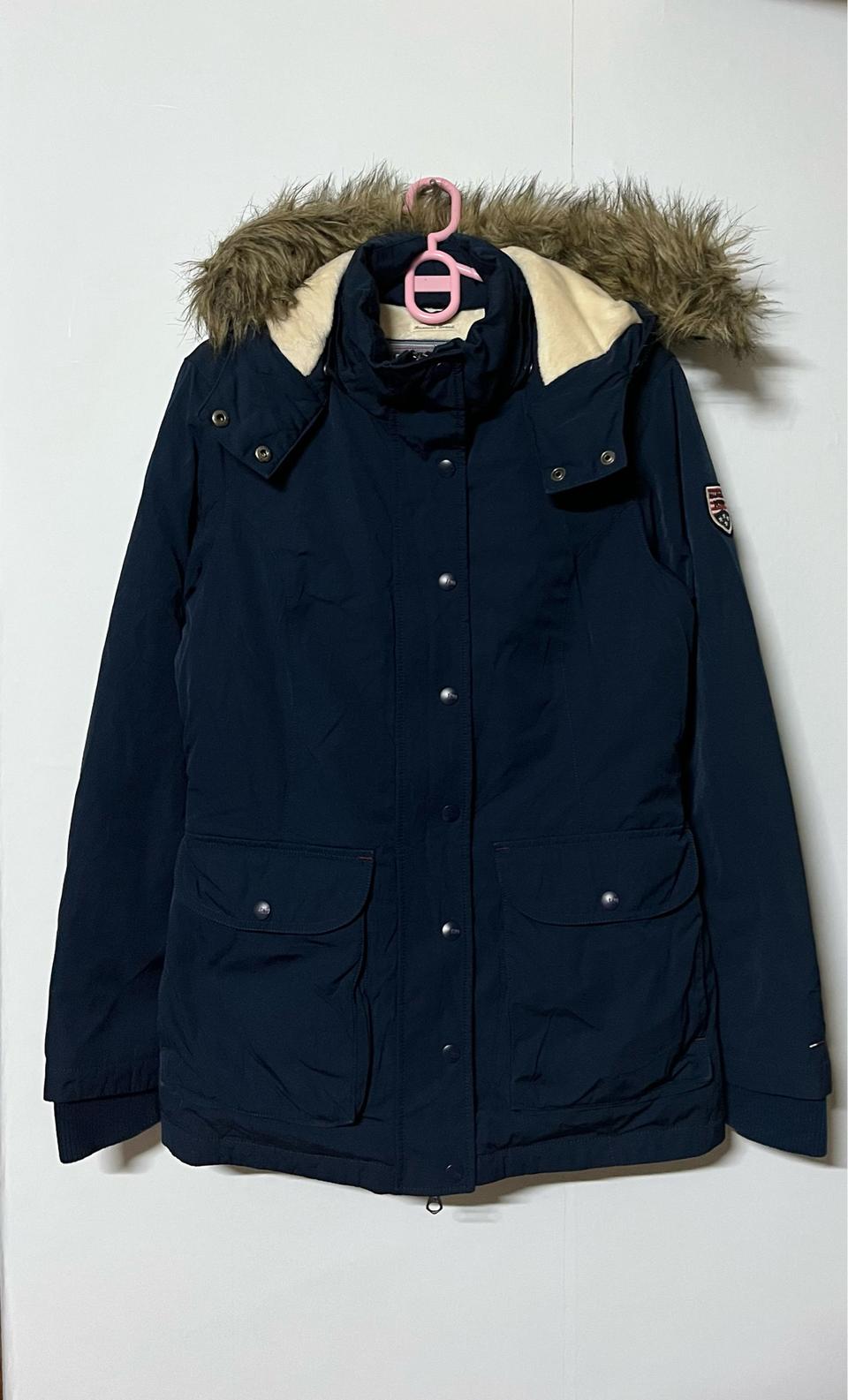 타미힐피거 데님 패딩 점퍼