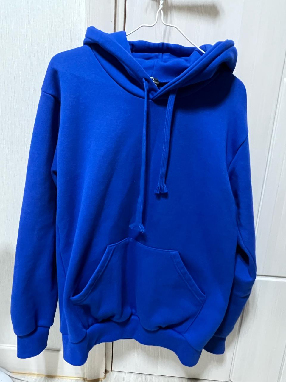 기모파란후드티 (L사이즈)!