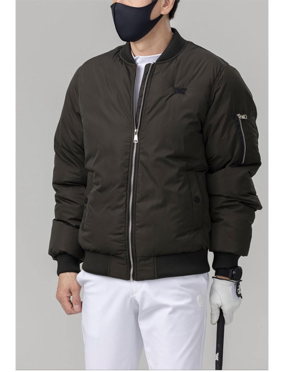 골프 항공블루종 패딩자켓