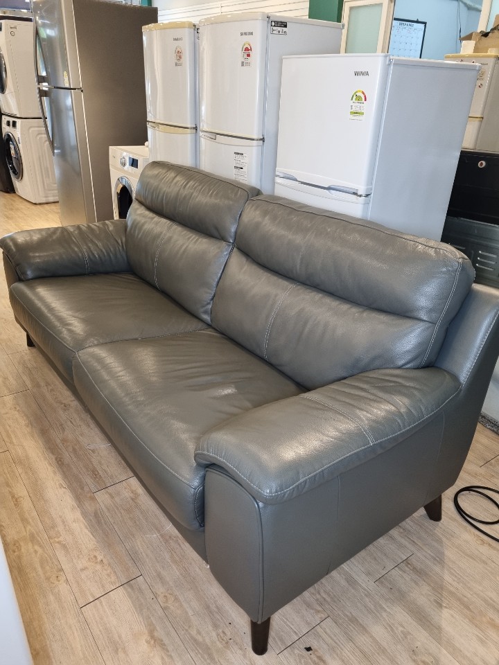(대구중고가전/전국배송)중고소파 천연소가죽 까사미아3인용소파 상태색상 굿