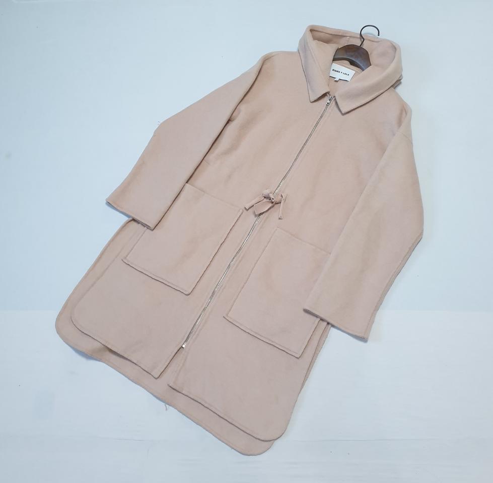 빔바이롤라 분홍 면 코트