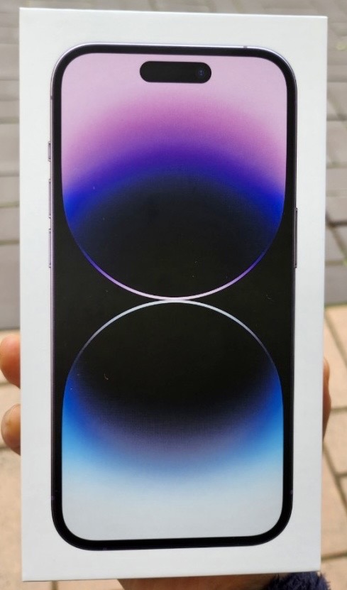 아이폰14 프로맥스 512gb 퍼플 자급제 미개봉 제품  신사역 직거래