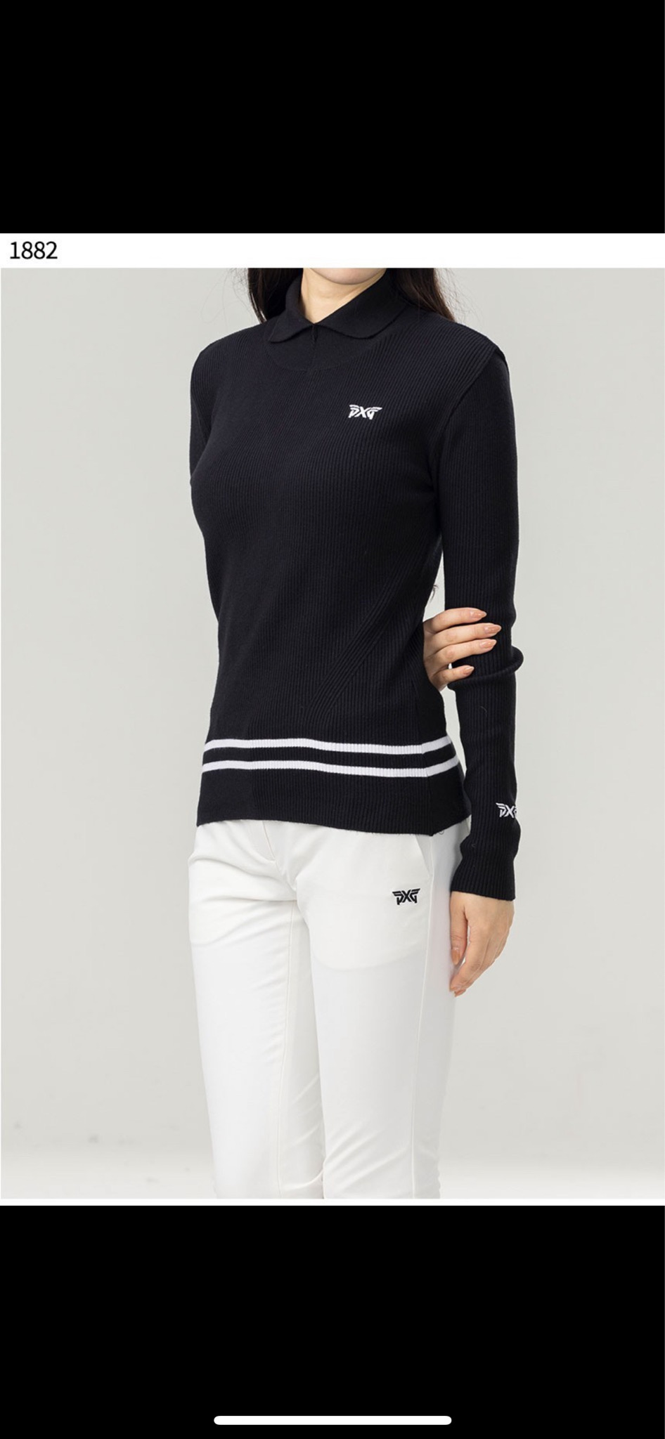 골프 카라넥 스웨터