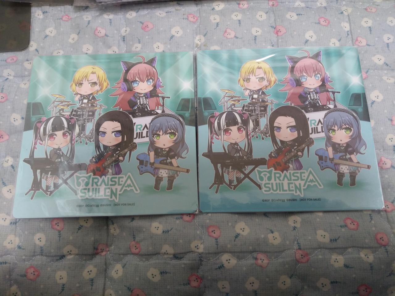 뱅드림 라스 4주년 코스터 2종