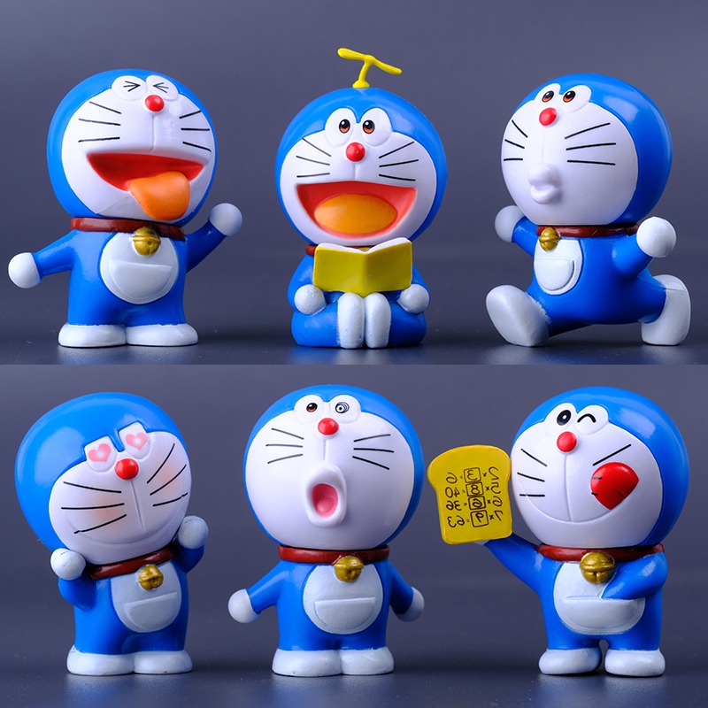 도라에몽 6종  피규어