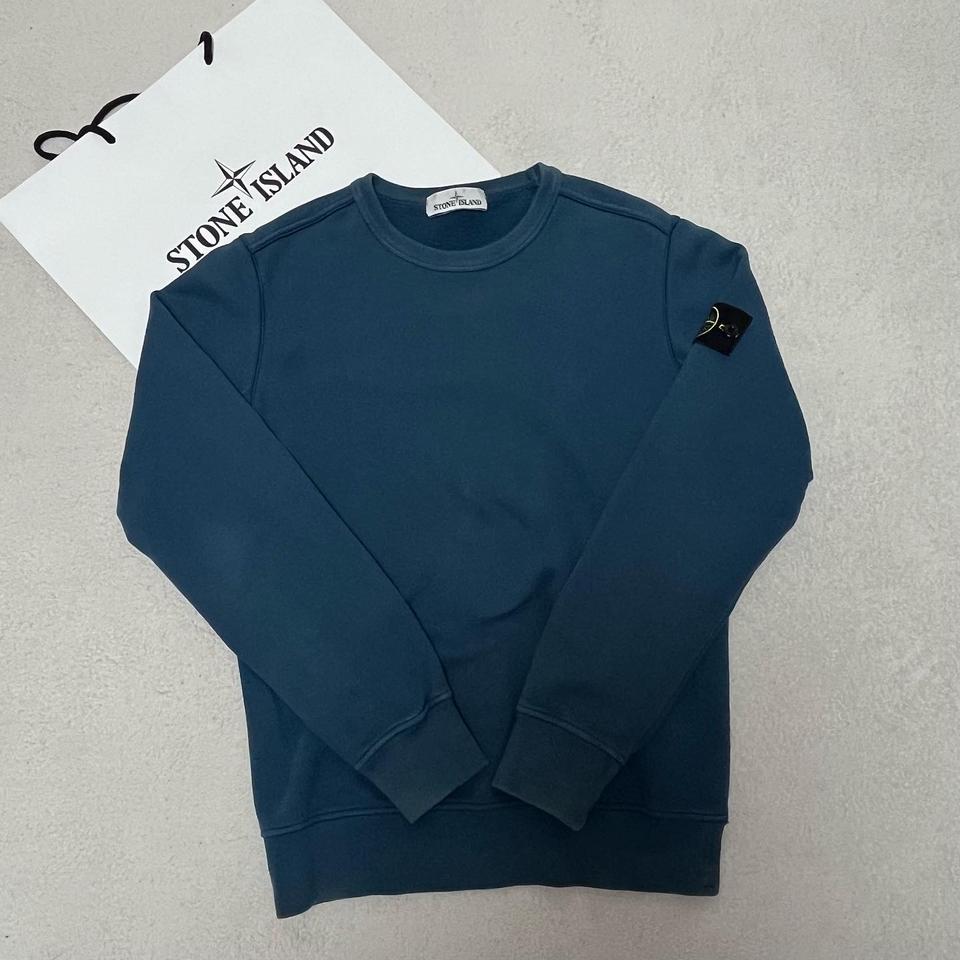 {백화점 판} 스톤아일랜드 네이비 그린 맨투맨