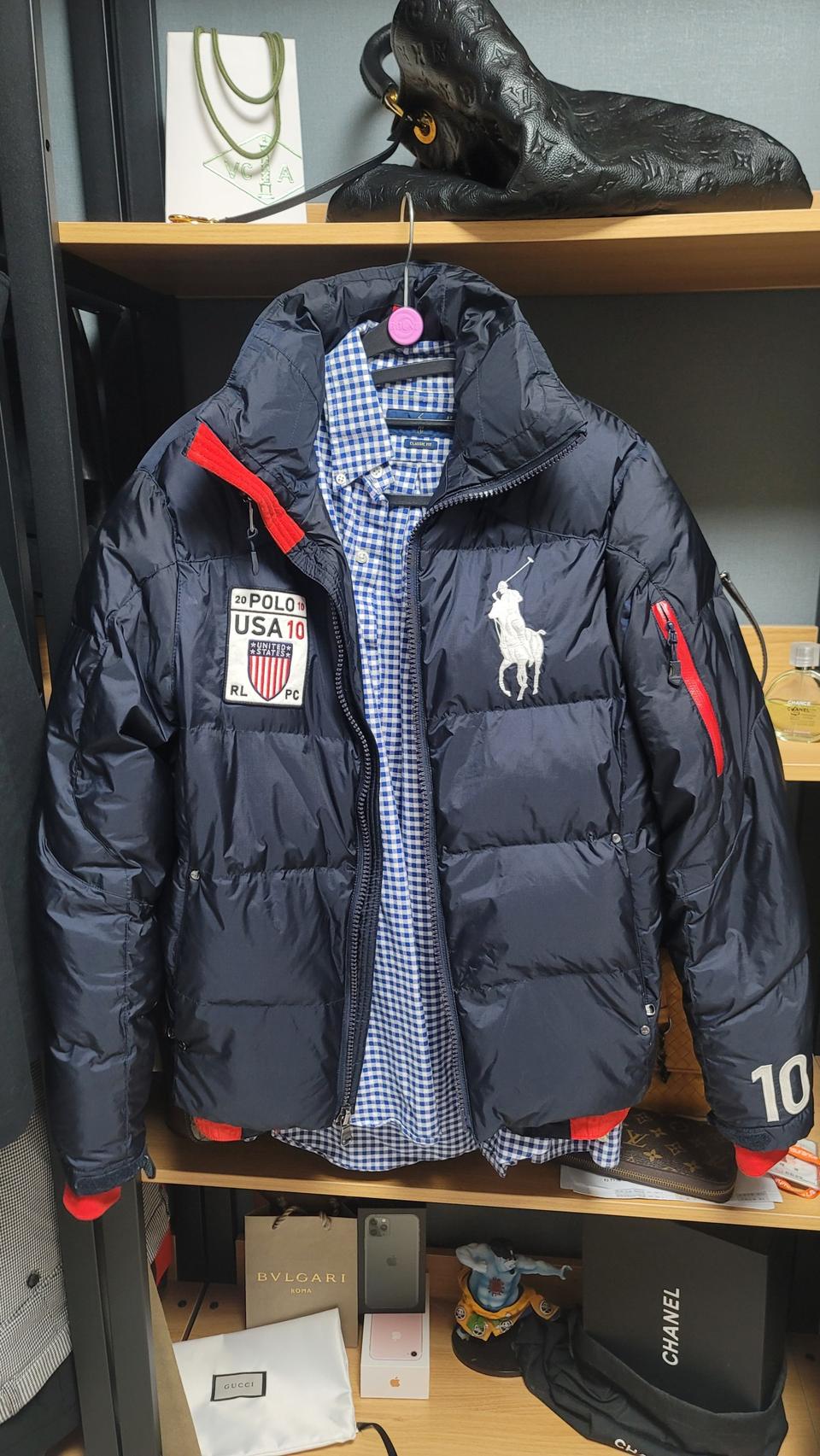 폴로 패딩 95사이즈 디자인핏 아주좋아요