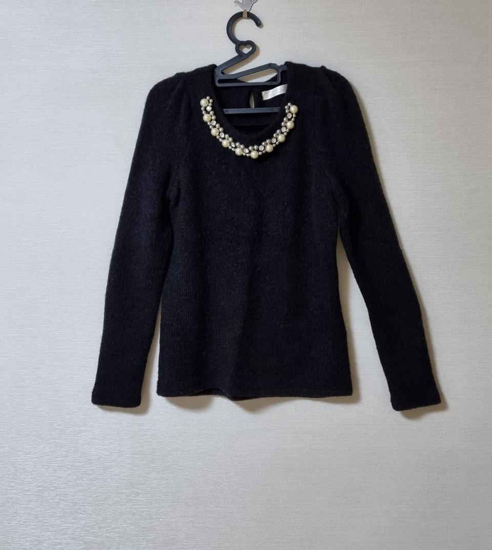 우아한 진주비즈 니트 새옷