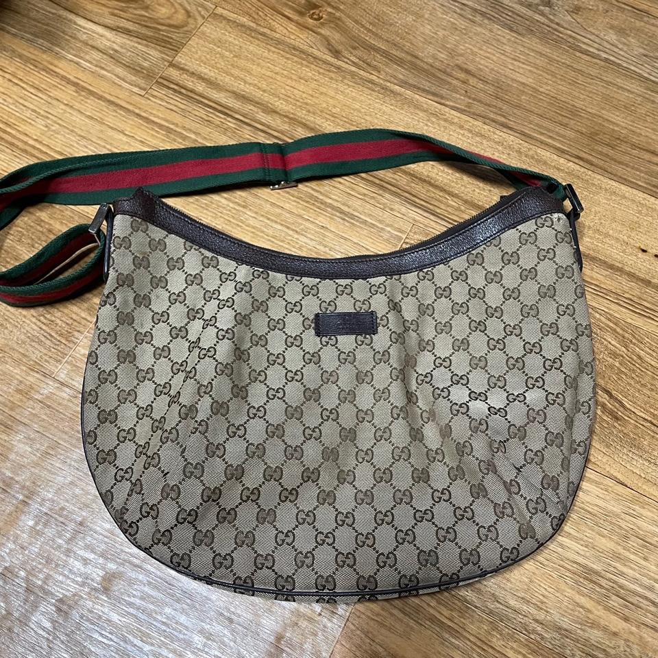 정품 구찌 오피디아 하프문 크로스백 미듐