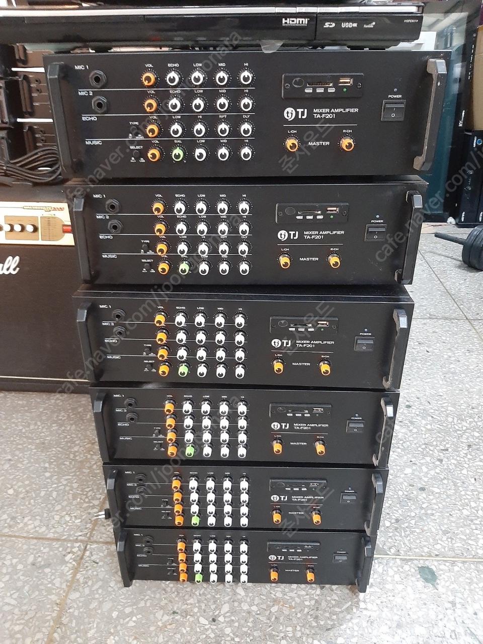 티제이미디어 노래방기기 앰프