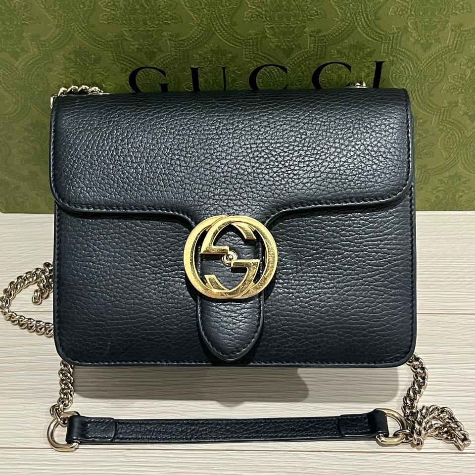 구찌 인터로킹 스몰 크로스백 판매하니다(정품)