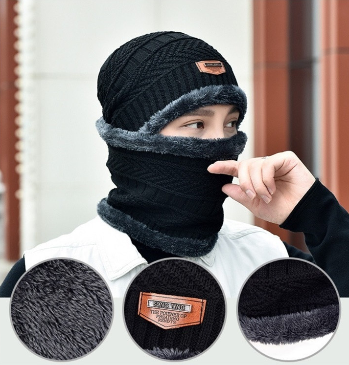 등산/스키/골프 비니 모자 넥워머 세트 (남녀공용/커플가능)