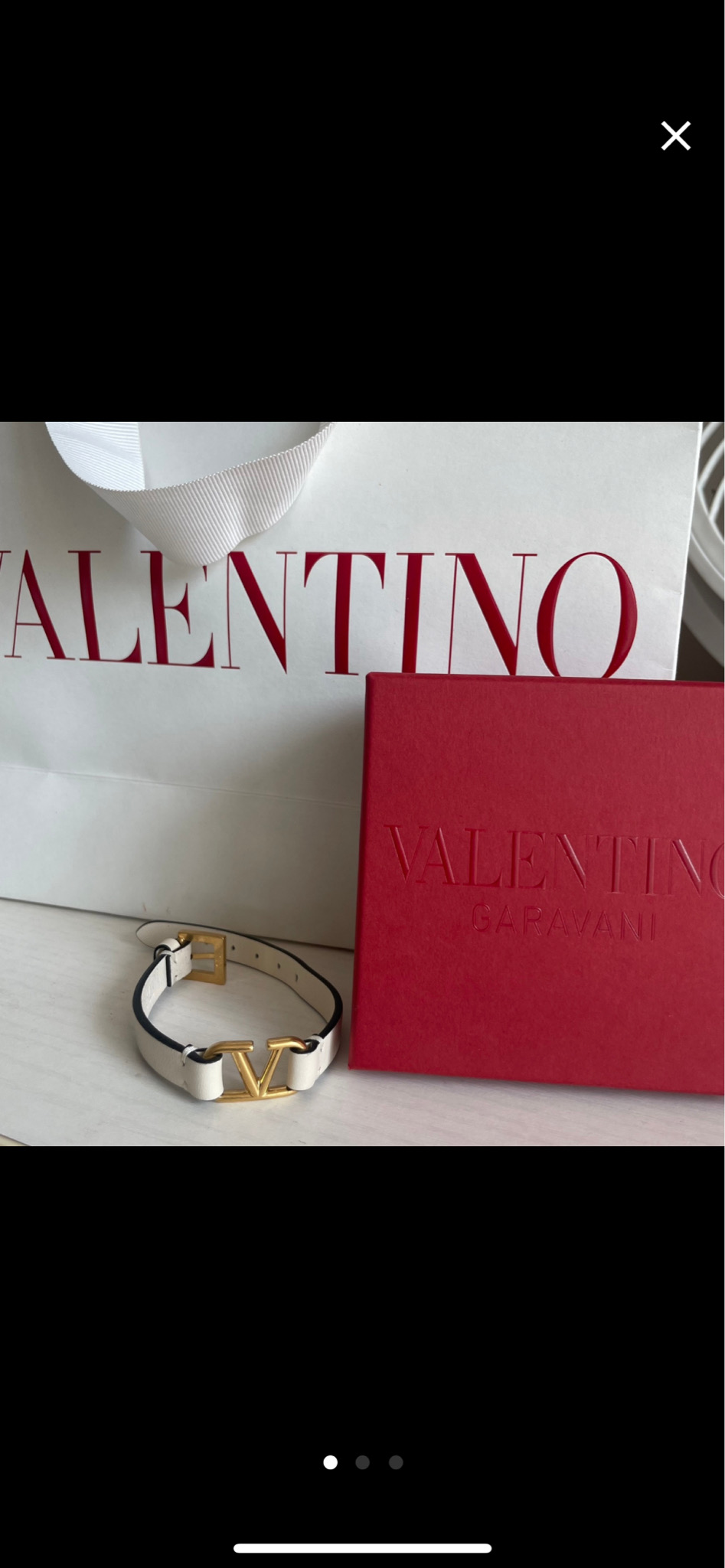 발렌티노 금장 팔찌