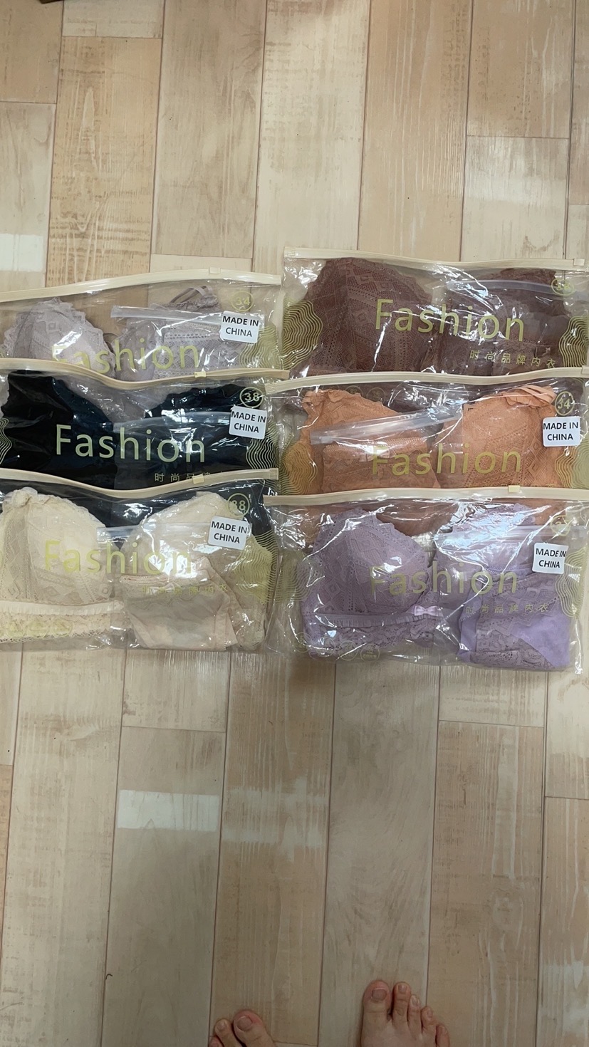 여성속옷 브라세트 레이스 노와이어 시원한 브라렛 브라팬티세트