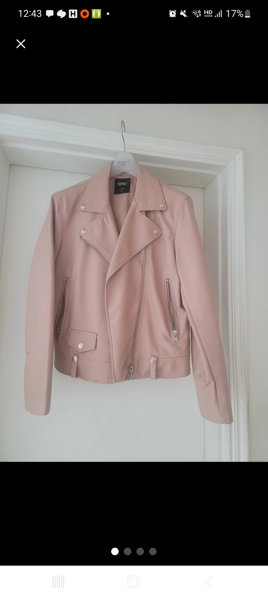 스파오 라이더 자켓