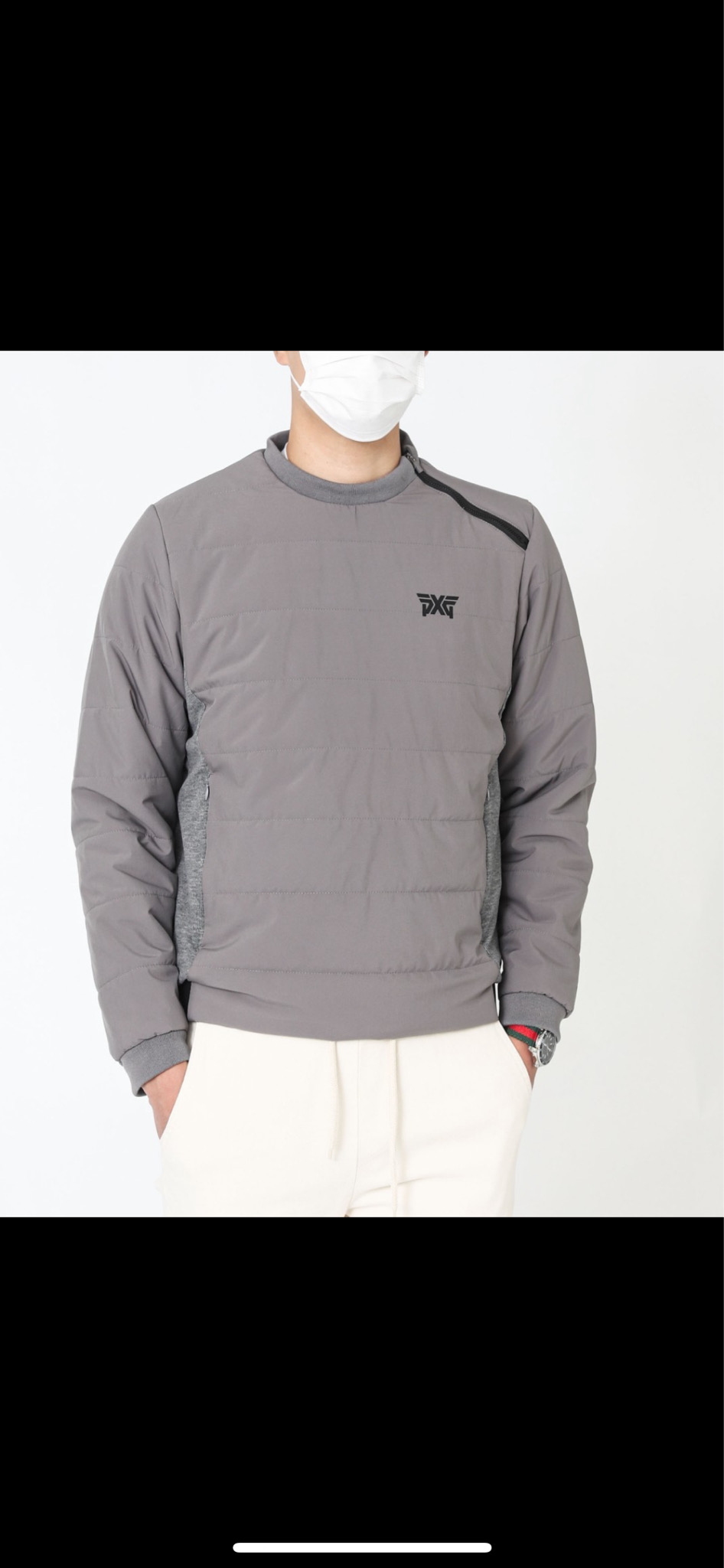 골프 남성 패딩 맨투맨