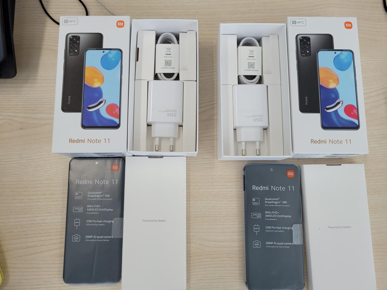 홍미노트 11 블루 미사용