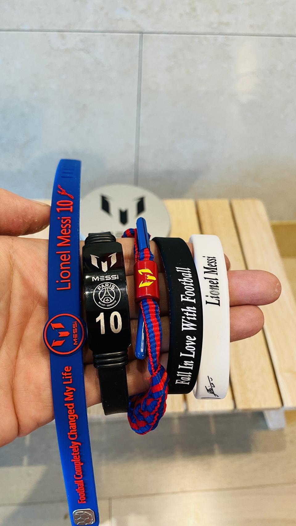 메시 호날두 네이마르 5종팔찌세트 패션팔찌 여성분착용가능. 신제품