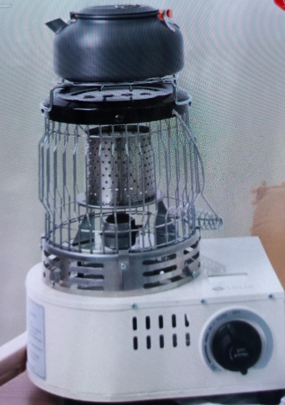 롯데알미늄 캠핑 가스 난로 부탄가스 미니 히터 LCT-3300