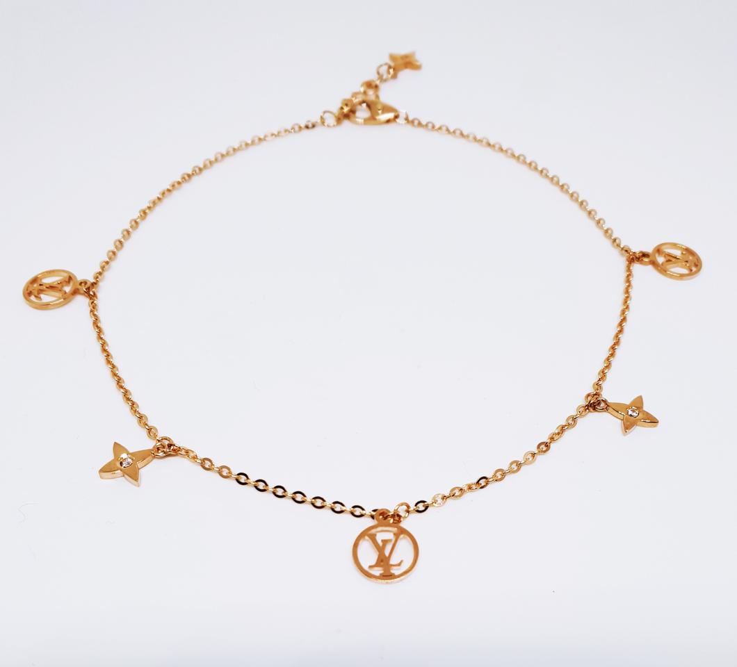 14k 핑크골드 발찌