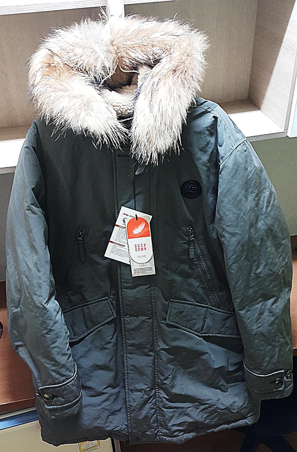 jeep 야상형 오리털패딩 L~XL (새상품)