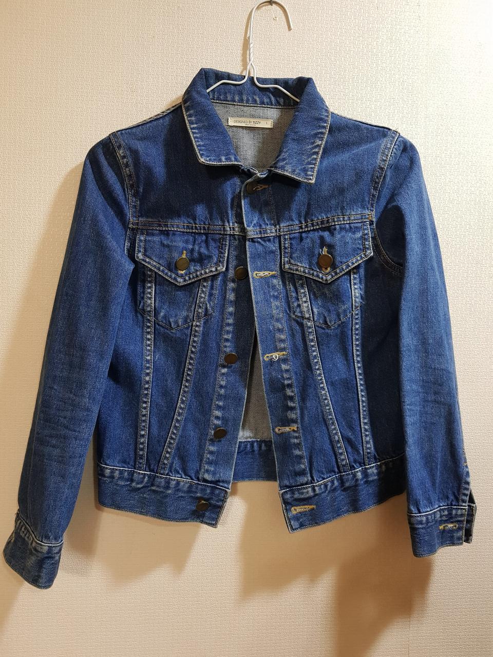 슬림핏 데님자켓